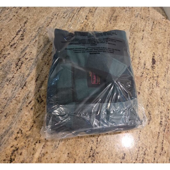 Hickory Shirt Co Pullover Mens XL Green Buffalo Plaid 1/2 Zip Flannel Outdoors - Picture 13 of 13